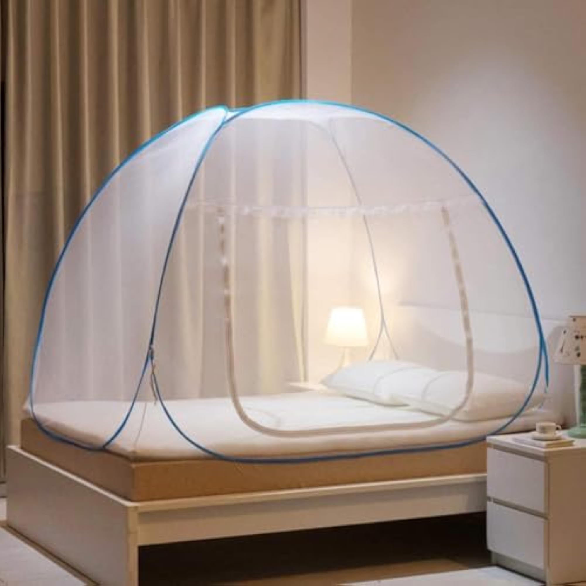 Superior Polyester Foldable Mosquito Net Tent, 100 Cm Long